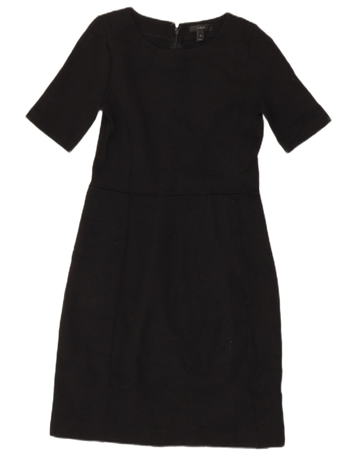 J. CREW Damen Etuikleid US 0 XS Schwarze Wolle