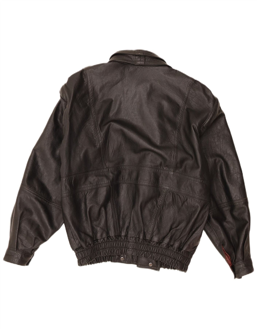 Vintage Herren Lederjacke UK 36 Small Schwarz