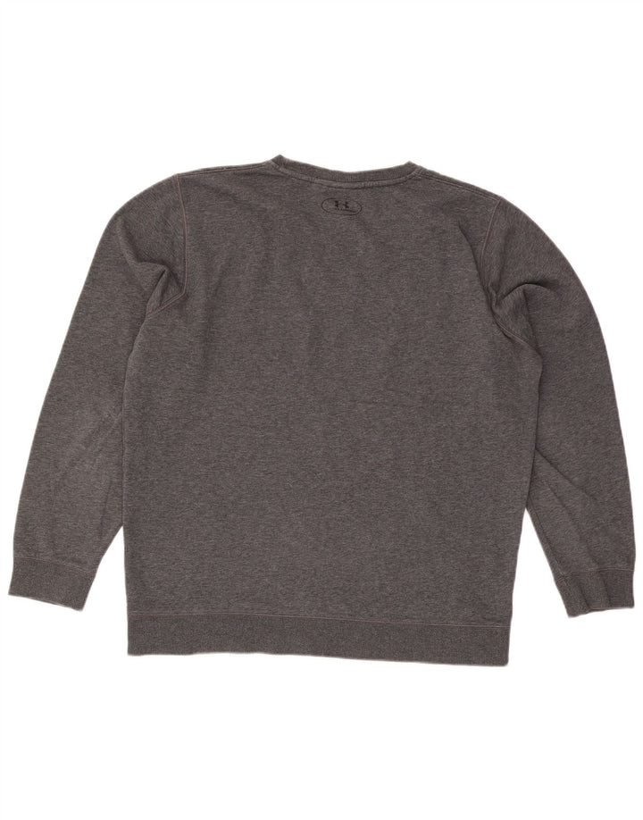 Under Armour Herren Cold Gear Sweatshirt-Pullover, groß, grau gefleckt
