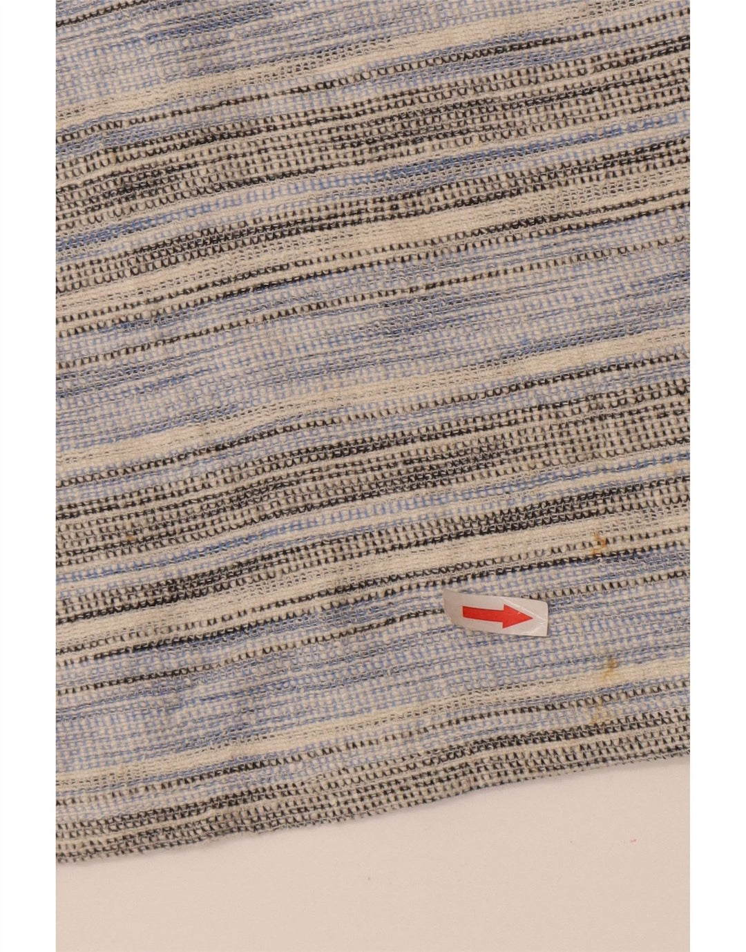 Oasis Damen Top Langarm UK 10 Small Blau gestreift Baumwolle