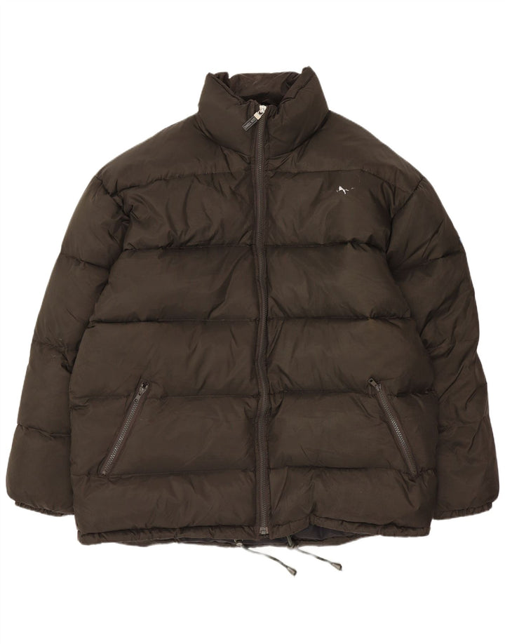 Gin Tonic Herren Wattierte Jacke UK 40 Large Schwarz Polyamid