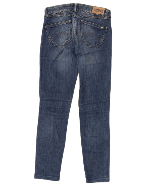 Tommy Hilfiger Damen Slim Jeans W27 L30 Blaue Baumwolle