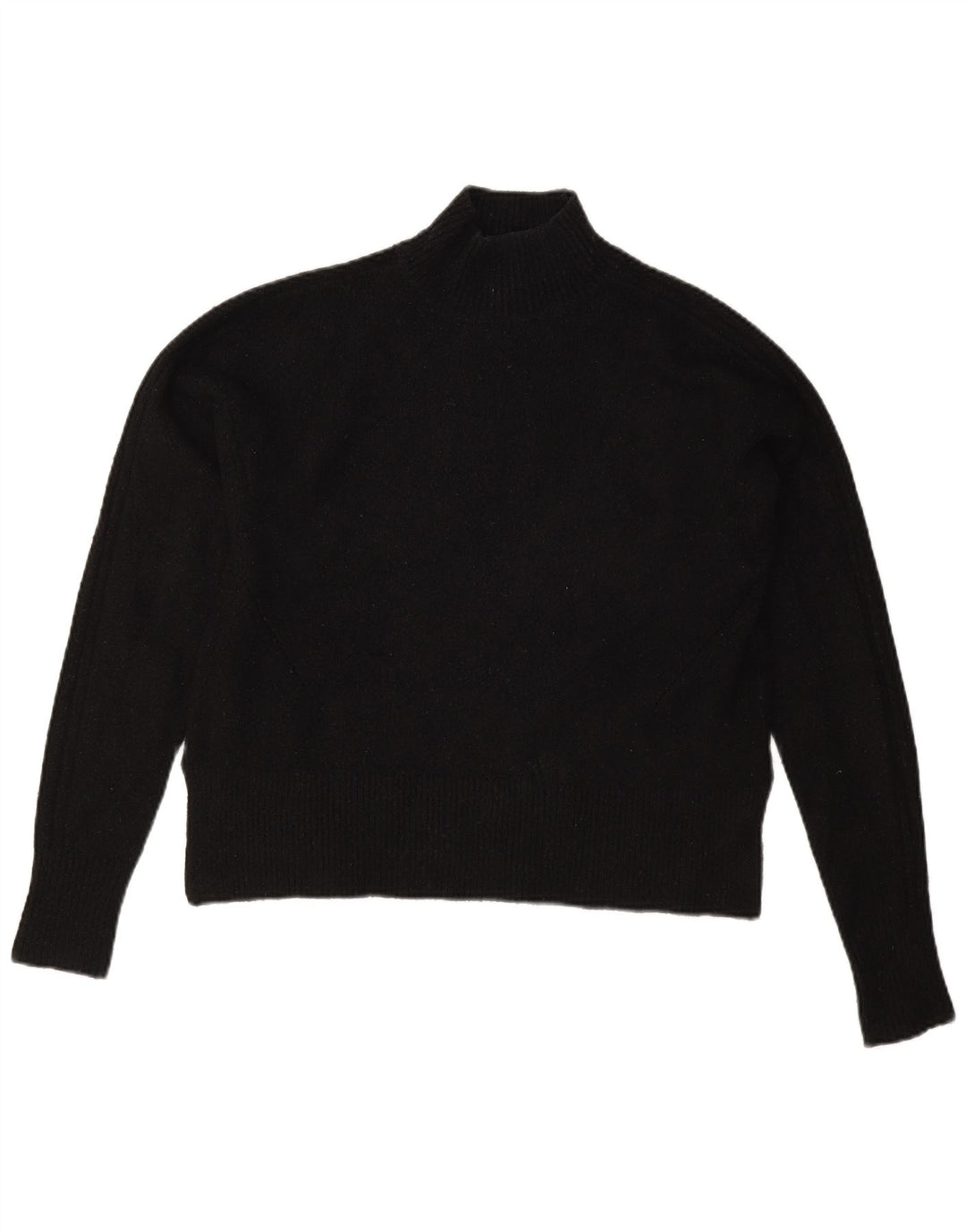 Jack Wills Damen-Pullover, übergroß, Rollkragenpullover, Gr. 8, Schwarz