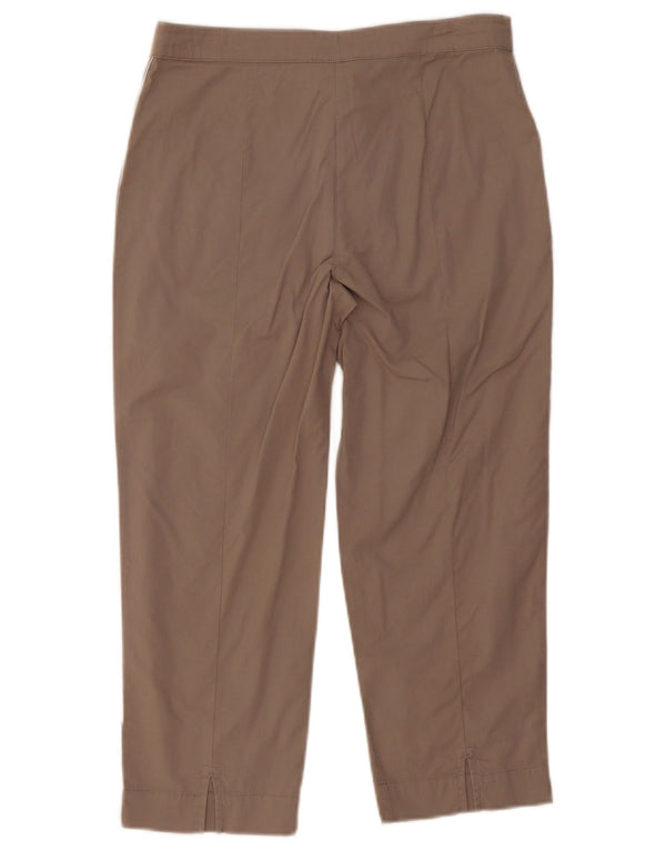 Puma Damen Caprihose UK 10 Small W28 L22 Graue Baumwolle