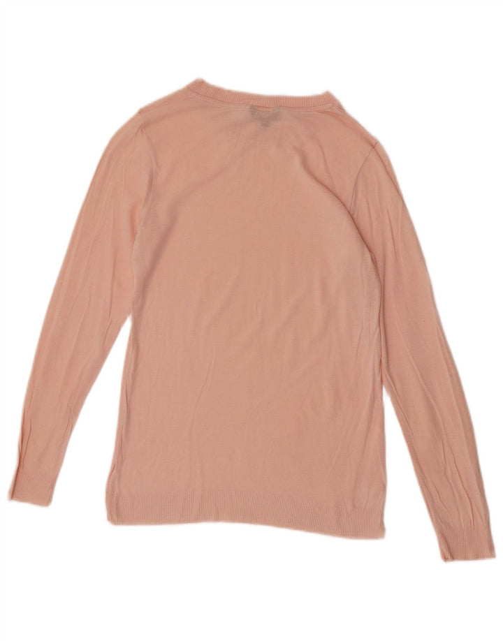 Massimo Dutti Damen Top Langarm UK 8 Small Pink