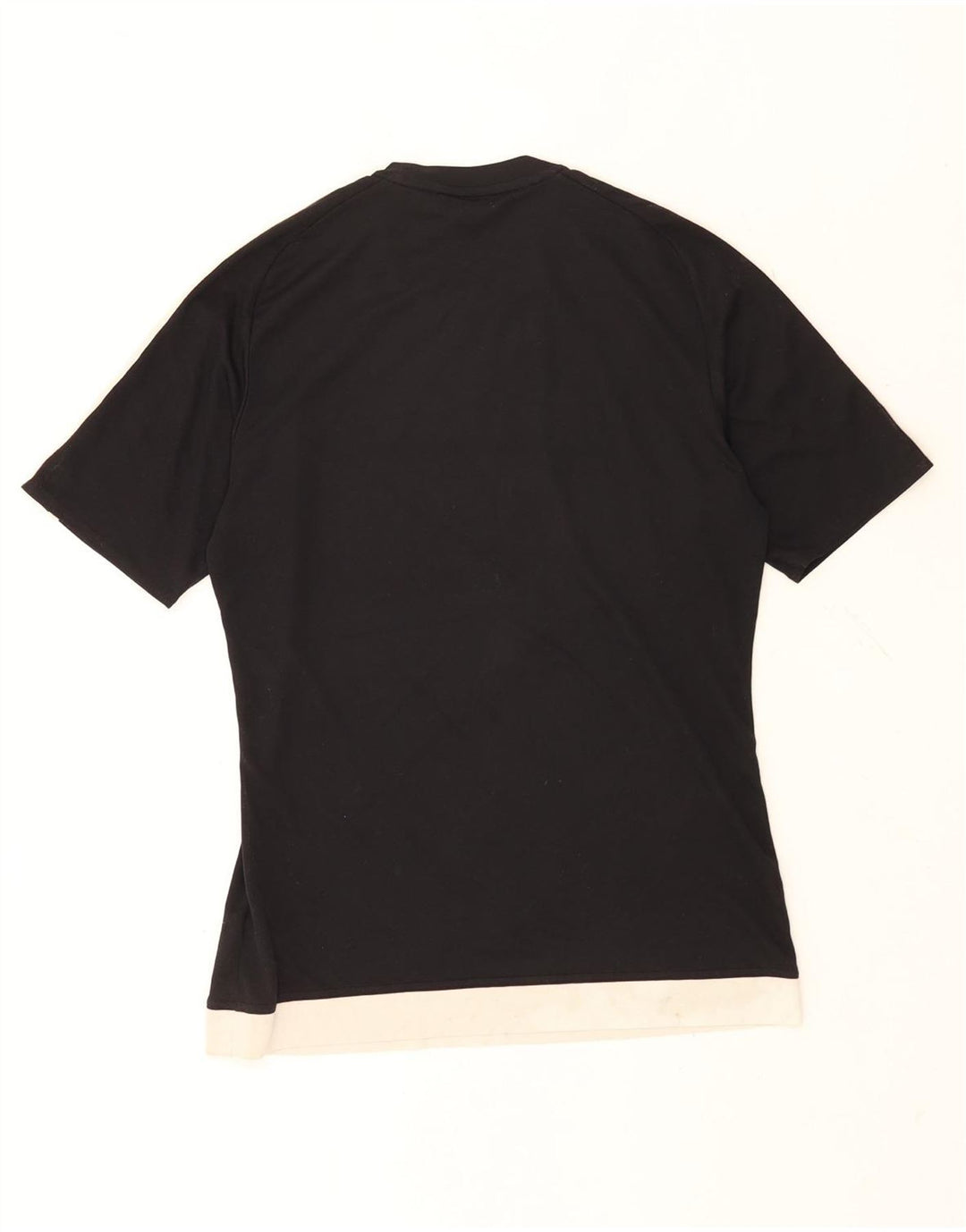 ADIDAS Herren Climalite T-Shirt Top Small Schwarz Colourblock Polyester