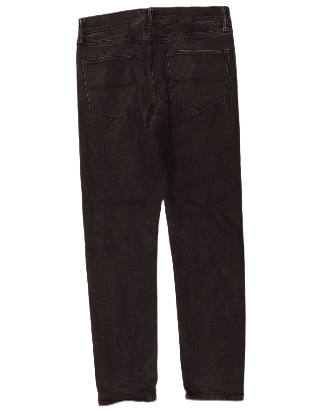 Marks & Spencer Herren Slim Jeans W30 L28 Schwarze Baumwolle