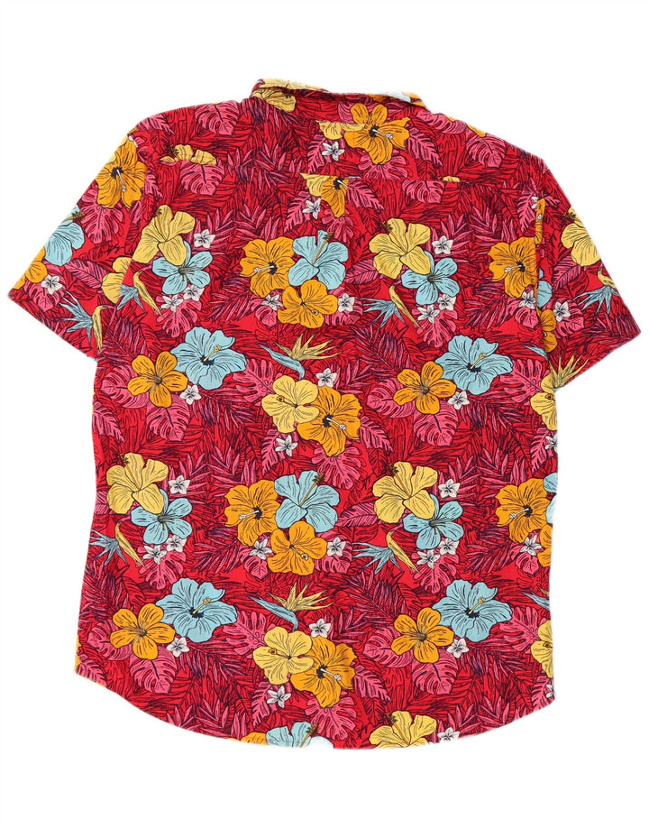 Levi's Herren-Kurzarmhemd XL, mehrfarbig, Blumenmuster, Baumwolle