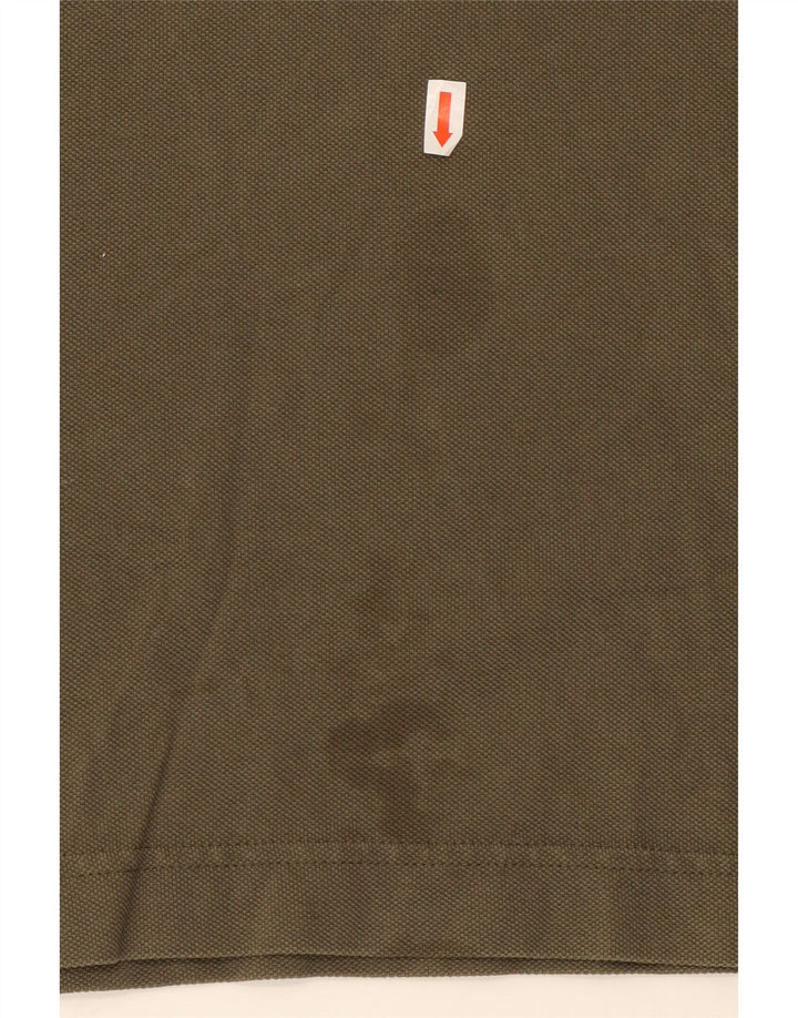 Kappa Herren Poloshirt Small Khaki Baumwolle