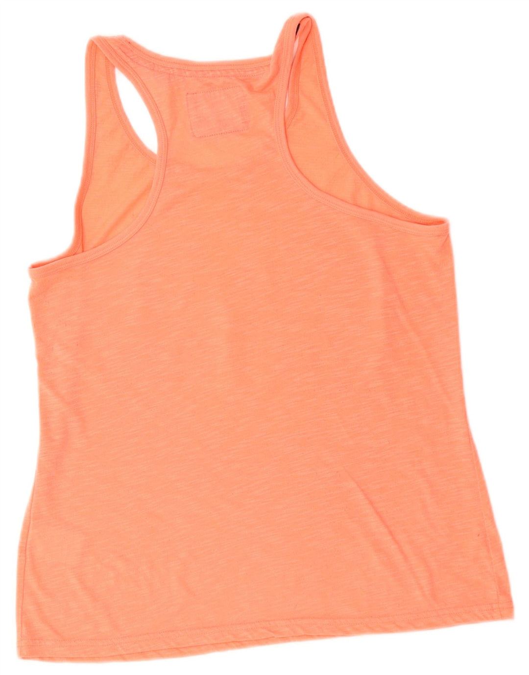 Superdry Damen Grafik-Trägershirt UK 14 Large Orange Polyester