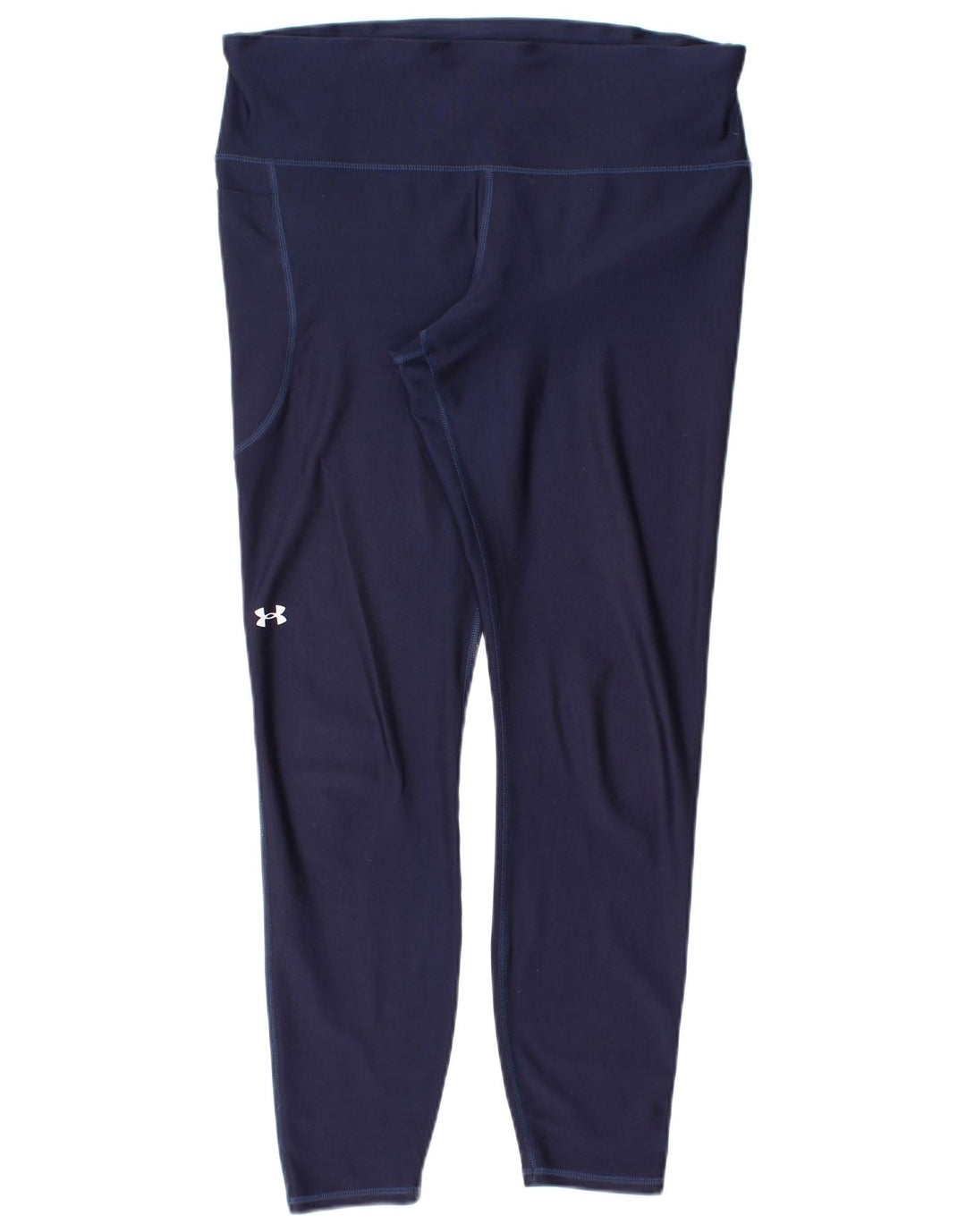 Under Armour Damen Leggings UK 14 Large Marineblau