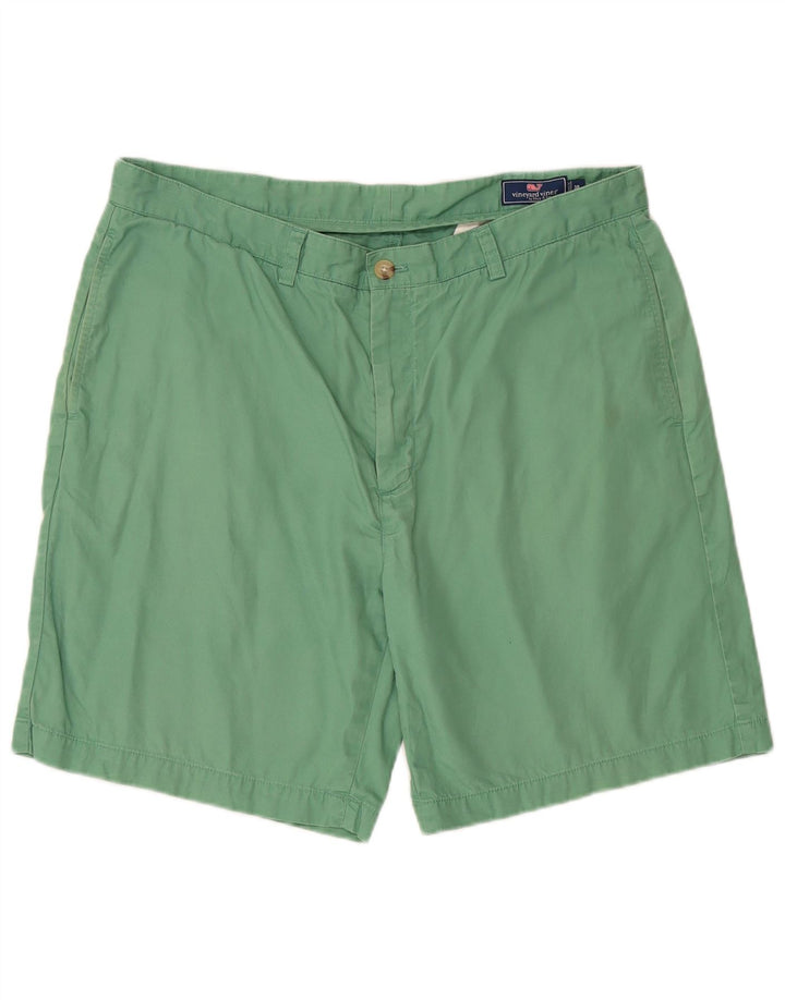 VINEYARD VINES Herren Chino Shorts W38 XL Grüne Baumwolle