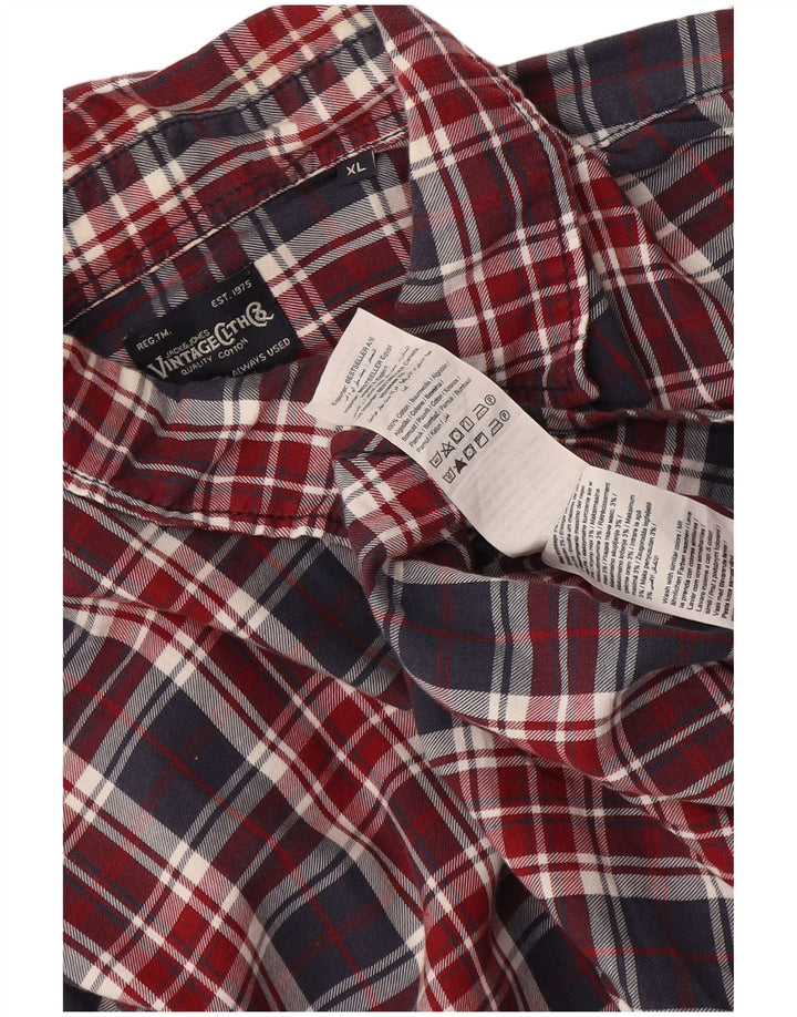 Jack & Jones Herren-Flanellhemd XL, mehrfarbig, kariert, Baumwolle
