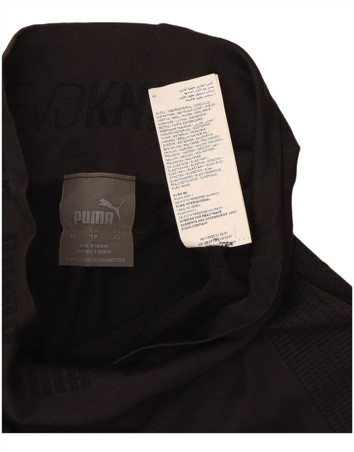 Puma Damen Leggings UK 4 XS Schwarz Nylon