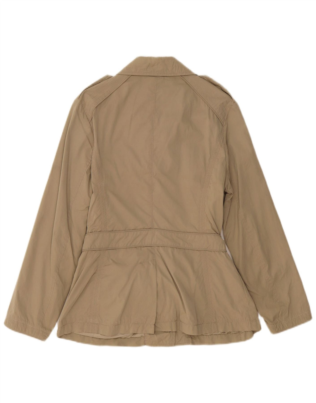 Blauer Damen Militärjacke UK 14 Medium Khaki Polyester