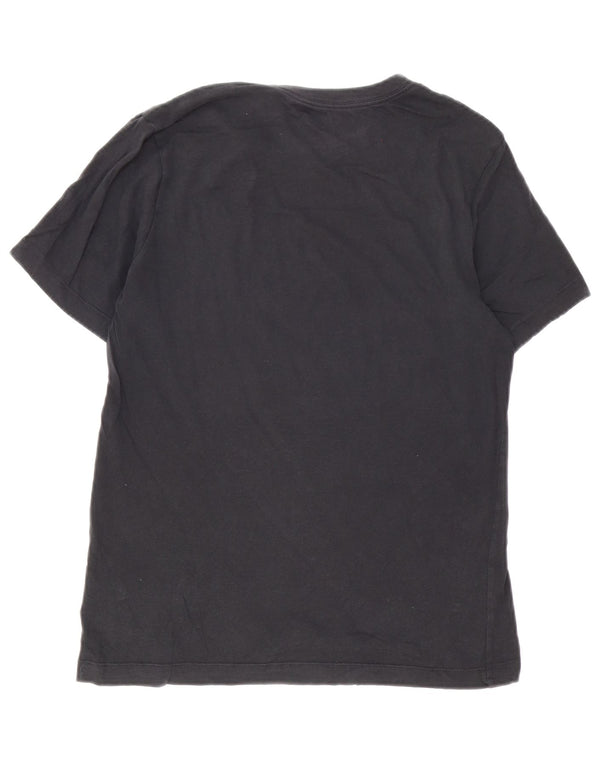 Nike Herren T-Shirt Top Small Schwarz Baumwolle