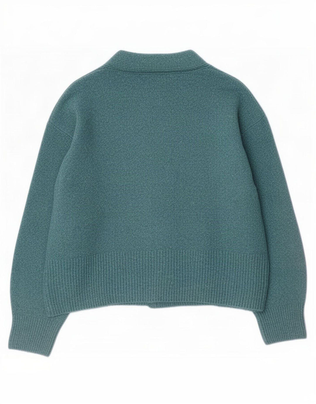 Marks & Spencer Damen-Cardigan-Pullover UK 14 Mittelblaue Baumwolle