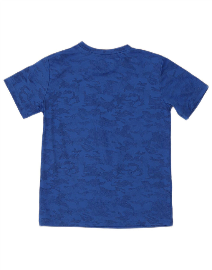 Champion T-Shirt für Jungen, 10–11 Jahre, blaue Tarnung