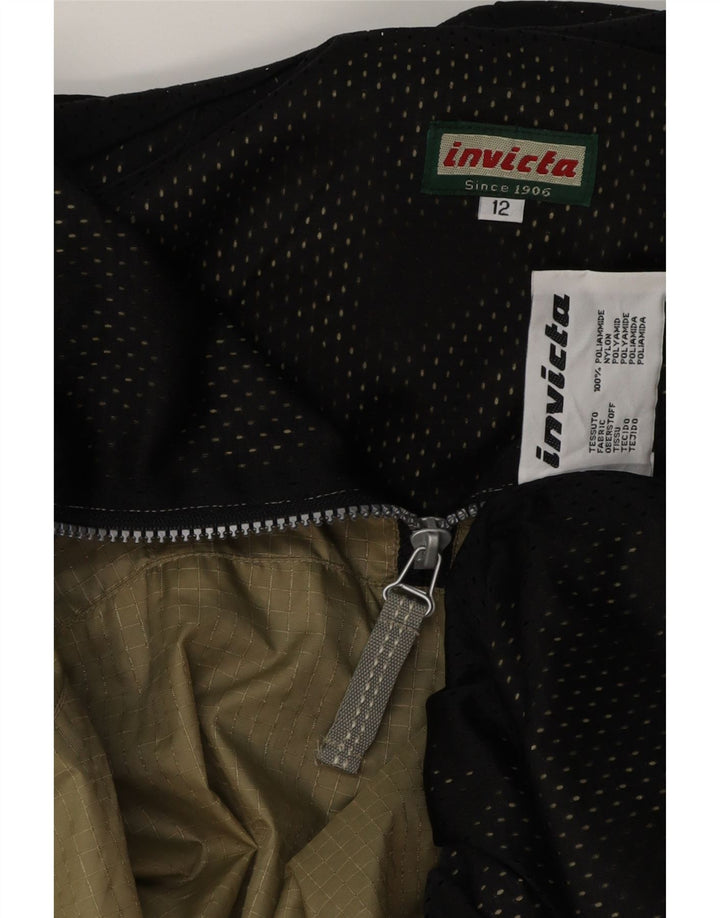 Invicta Damen Übergroße Regenjacke mit Kapuze UK 12 Medium Khaki Gingham