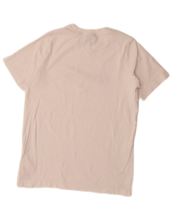 Nike Jungen T-Shirt mit Grafik, 13–14 Jahre, XL, weiße Baumwolle