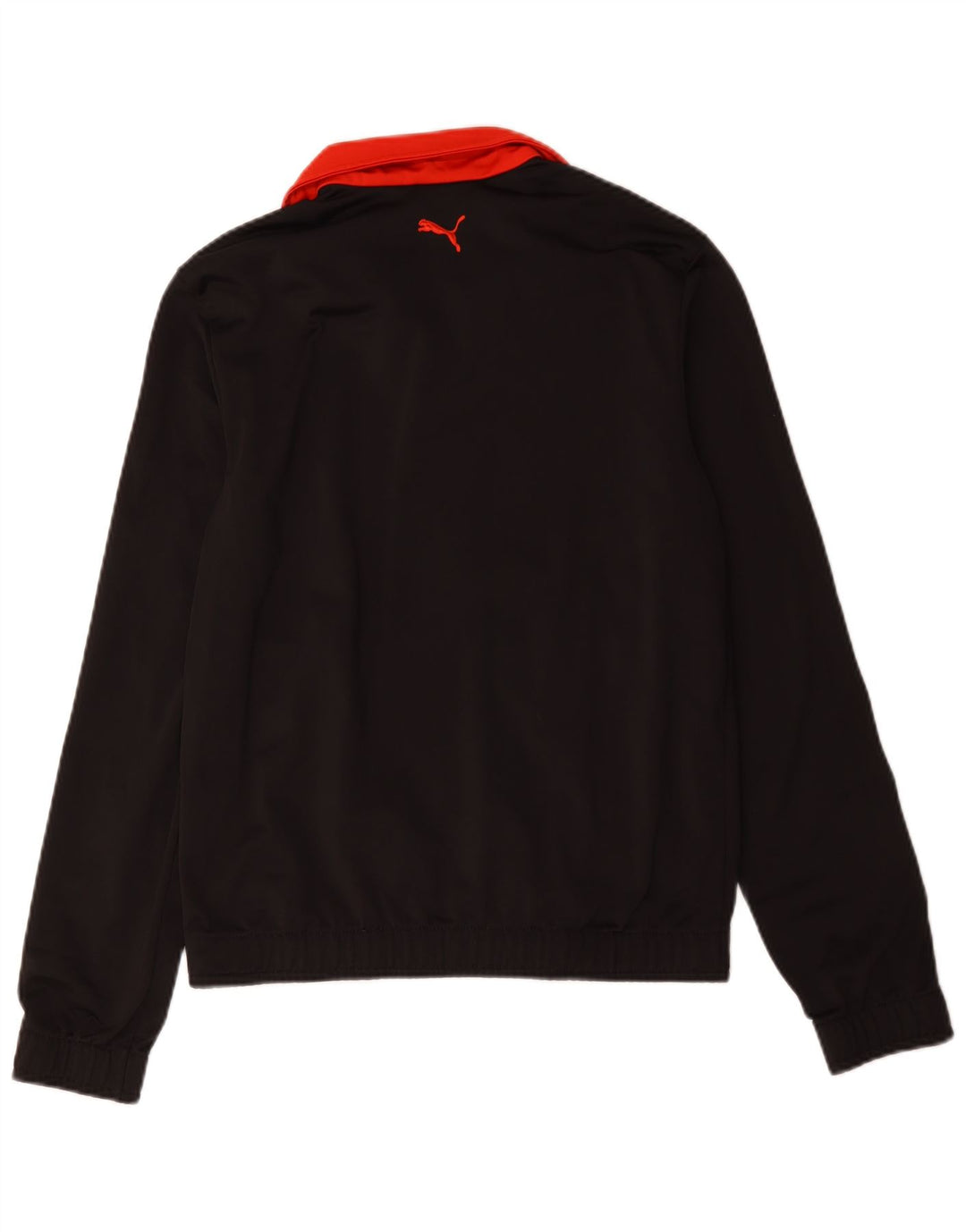 Puma Herren-Trainingsanzugoberteil mit Grafik, Mittelschwarzes Polyester