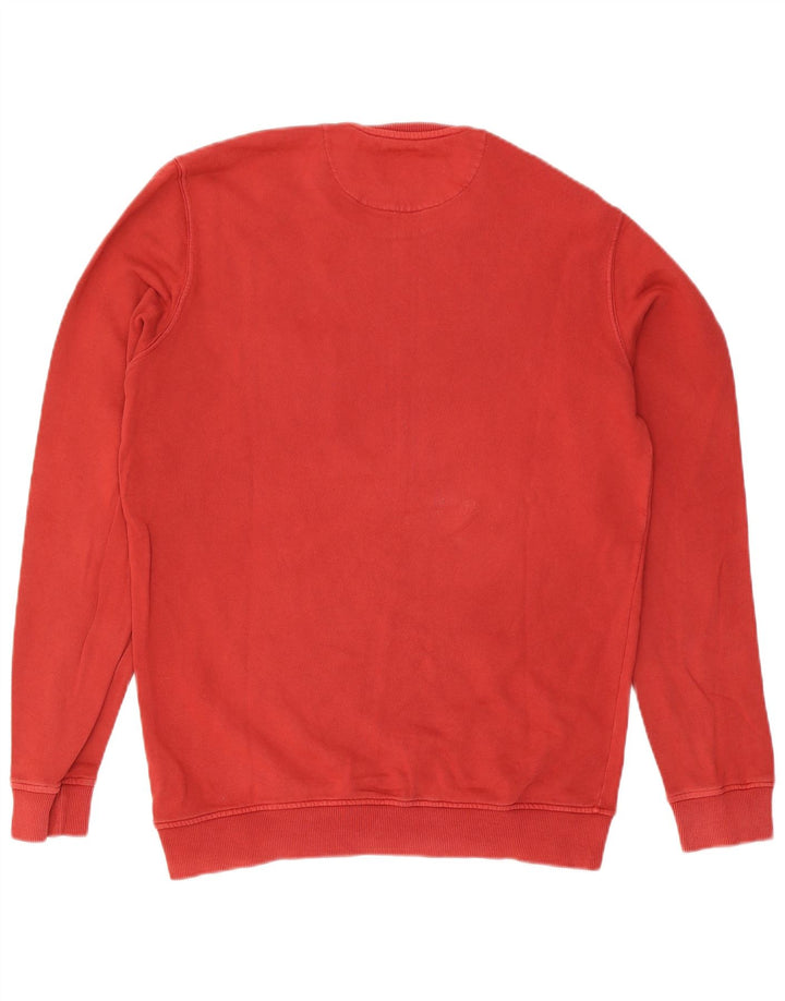 Lyle & Scott Herren-Sweatshirt, Pullover, Größe L, Rot, Baumwolle