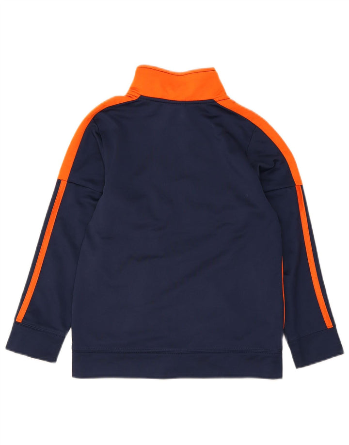 Adidas Jungen Grafik-Trainingsanzug-Top-Jacke, 6–7 Jahre, Marineblau, Farbblock