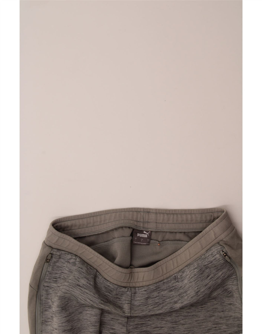PUMA Mens Tracksuit Trousers Joggers Large  Grey Flecked Cotton Vintage Puma and Second-Hand Puma from Messina Hembry 
