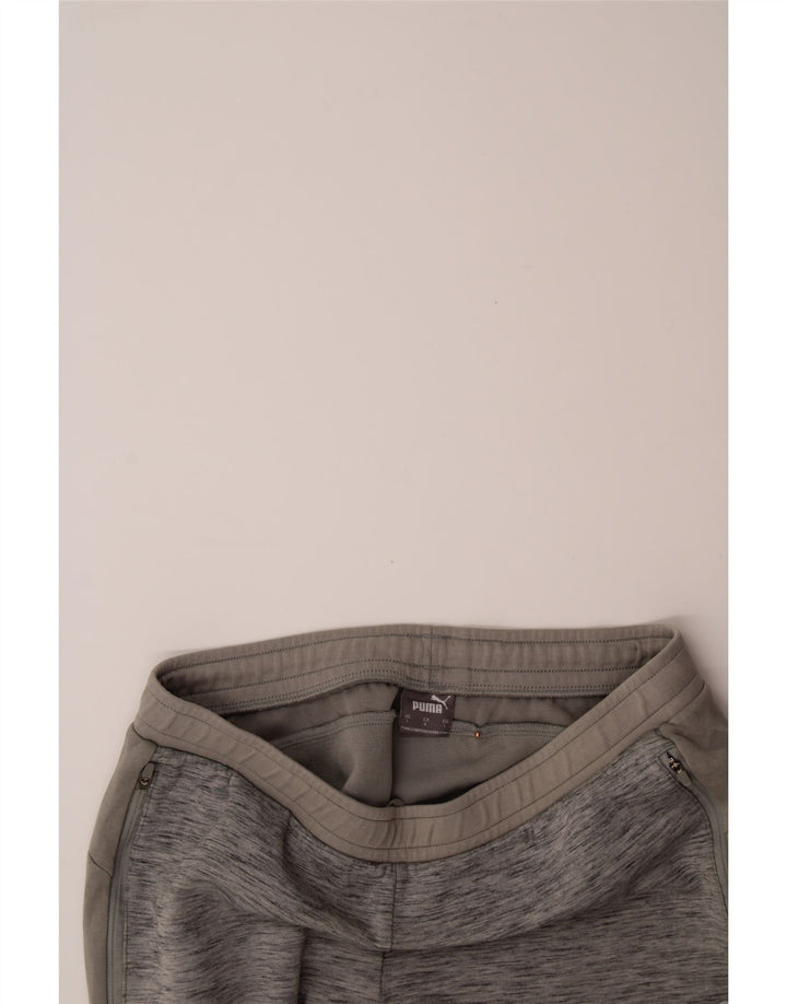 PUMA Mens Tracksuit Trousers Joggers Large  Grey Flecked Cotton Vintage Puma and Second-Hand Puma from Messina Hembry 