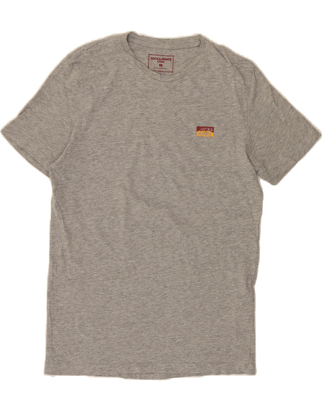 JACK & JONES Mens T-Shirt Top Medium Grey Cotton Vintage Jack & Jones and Second-Hand Jack & Jones from Messina Hembry 