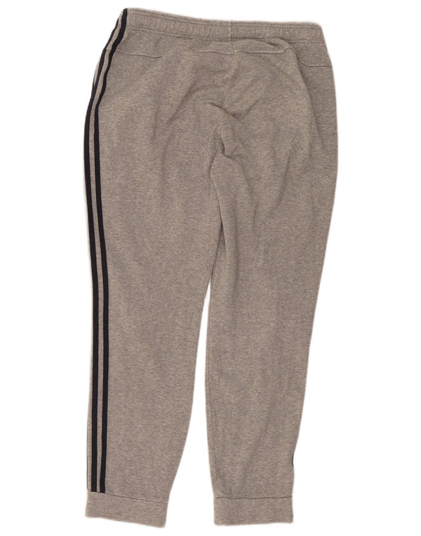 Adidas Herren-Trainingshose, Jogginghose, groß, grau gefleckte Baumwolle