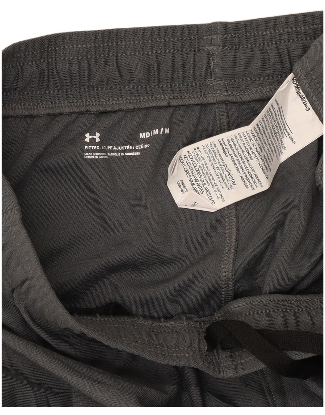 Under Armour Herren-Trainingshose aus mittelgrauem Polyester