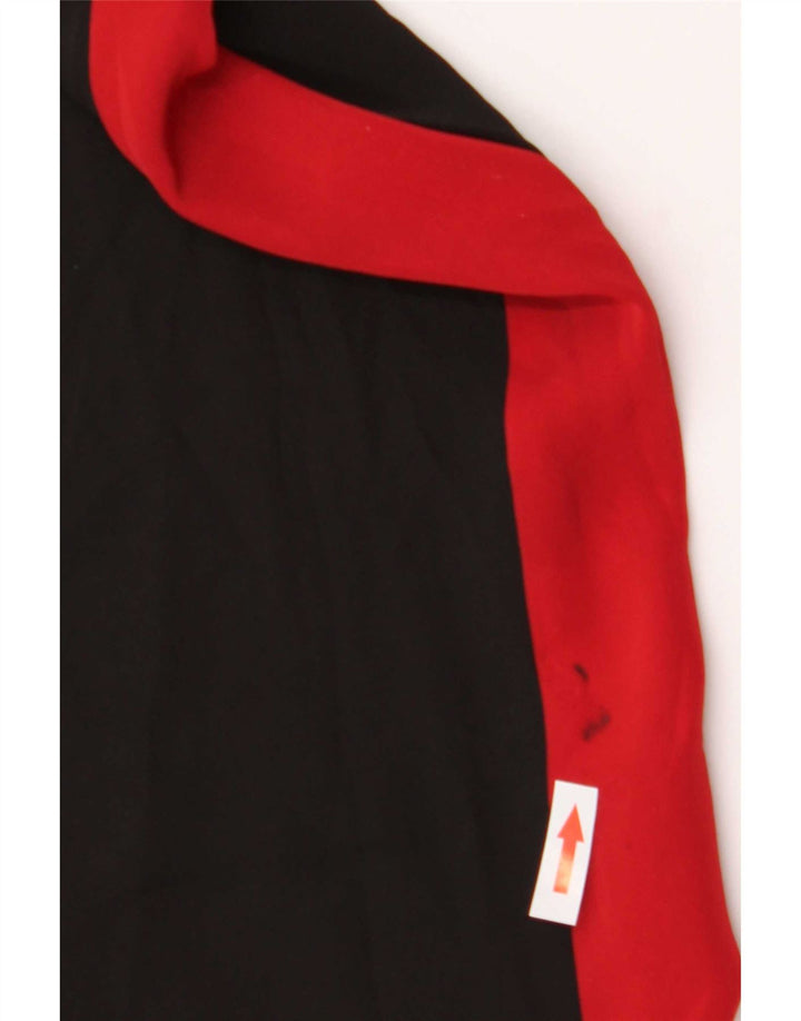 Zara Damen-Trainingshose, Jogginghose, Mittelschwarz, Farbblock