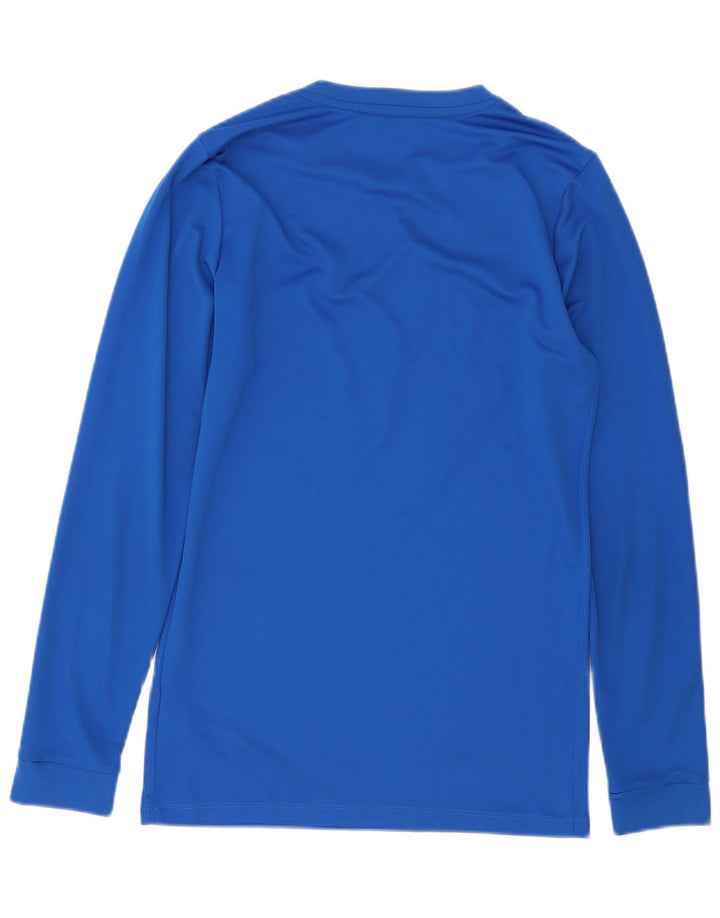 Nike Herren Dri Fit Top Langarm Small Blau Polyester