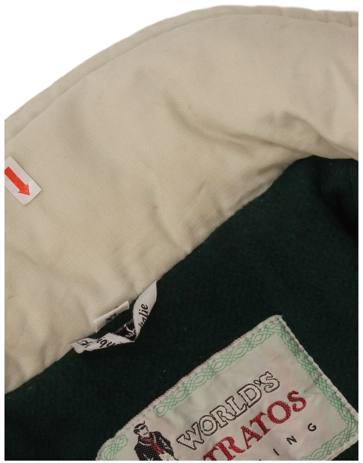 Stratos Herren-Windbreakerjacke mit Kapuze, UK 42, XL, weiße Baumwolle