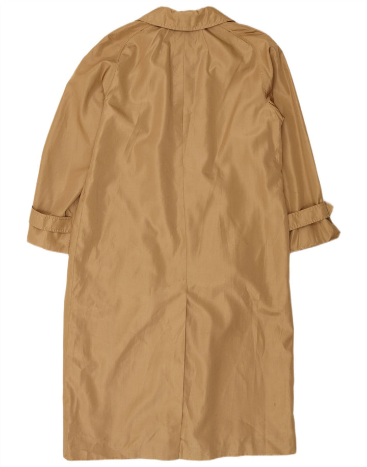 Claude Havrey Damen Zweireihiger Trenchcoat UK 14 Mittelbeige