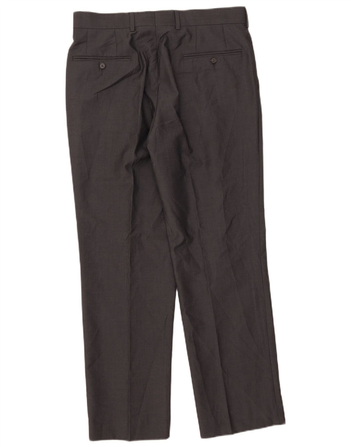 Gerade Anzughose für Herren von Ted Baker, W33, L29, Grau