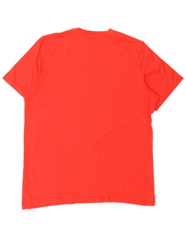Adidas Herren Grafik T-Shirt Top Große rote Baumwolle