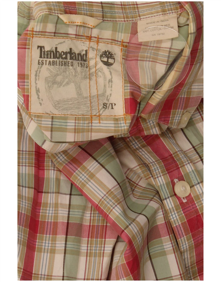 TIMBERLAND Herrenhemd, klein, mehrfarbig, kariert, Baumwolle