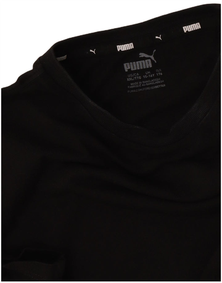 Puma Jungen T-Shirt Top 15-16 Jahre Schwarz