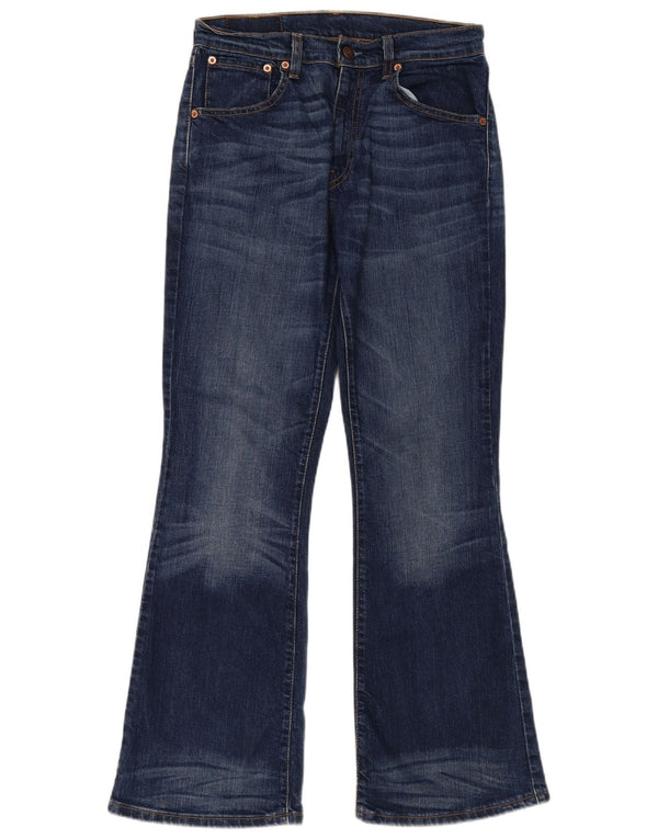 Levi's Damen 525 Bootcut Jeans W30 L30 Marineblau Baumwolle