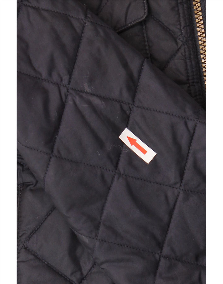 Barbour Herren Steppjacke UK 36 Small Marineblau Polyamid