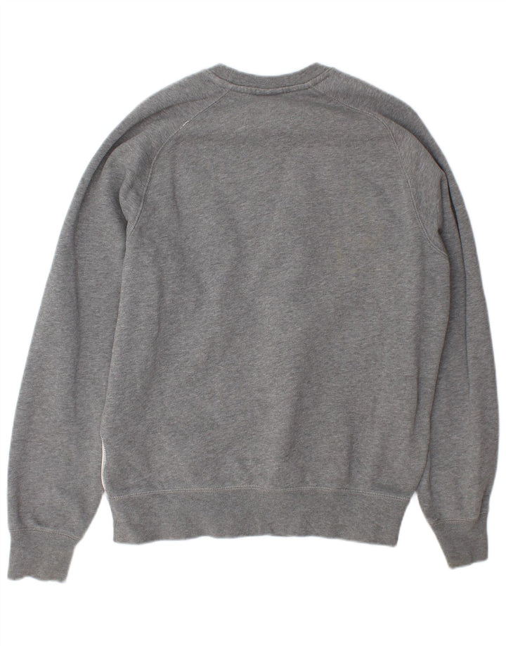 Nike Herren-Sweatshirt mit Grafik, Größe S, Grau, Colourblock-Baumwolle