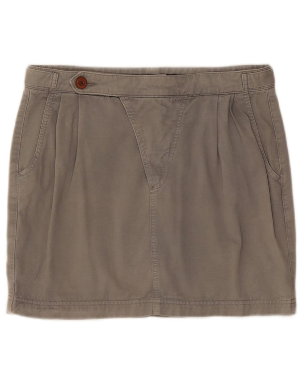 Zara Damen Trafaluc Pegged Minirock EU 42 Large W32 Grau