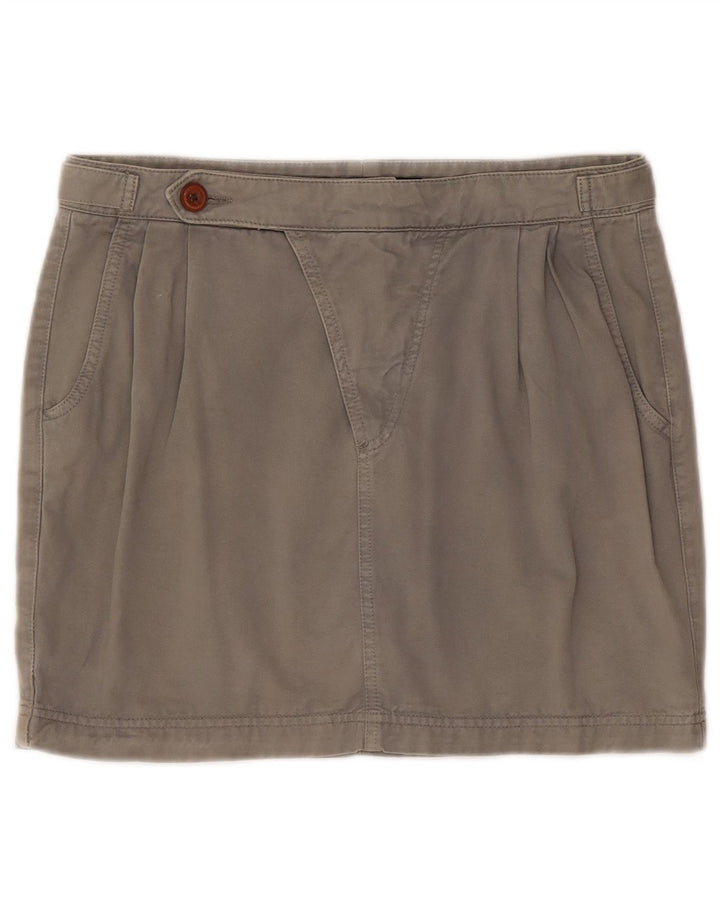 Zara Damen Trafaluc Pegged Minirock EU 42 Large W32 Grau