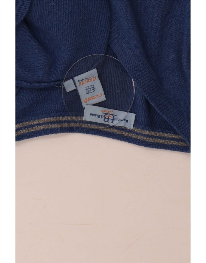 Harmont & Blaine Herren Weste Tank Top 2XL Blaue Wolle