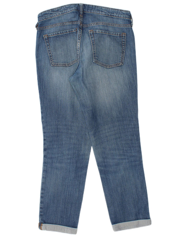 Gap Damen Boyfriend Slim Jeans UK 10 Small W32 L27 Blaue Baumwolle