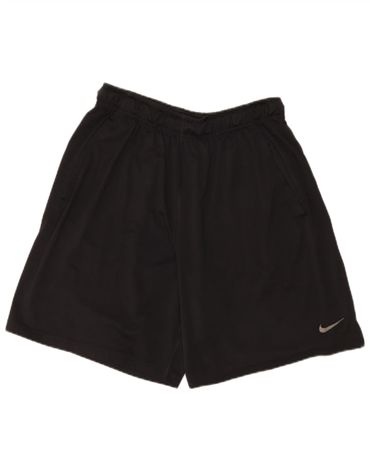 Nike Herren Dri Fit Sportshorts, groß, aus schwarzem Polyester