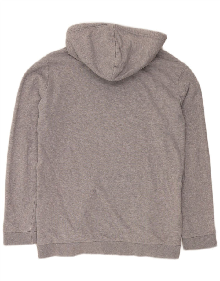 Adidas Herren Graphic Hoodie Pullover mittelgraue Baumwolle