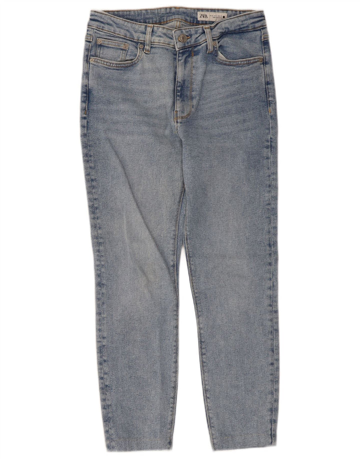 Kurze Jeans für Damen von Zara, EU 42, Größe L, W32, L24, Blau